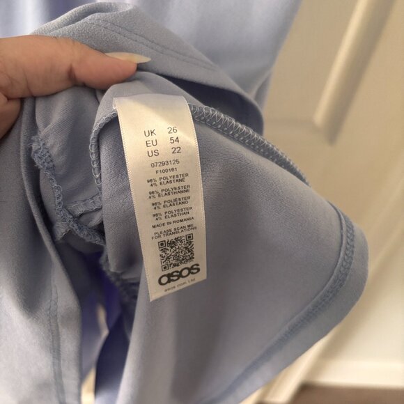 Asymmetrical Ruffle Hem Midi Dress - Picture 4 of 5